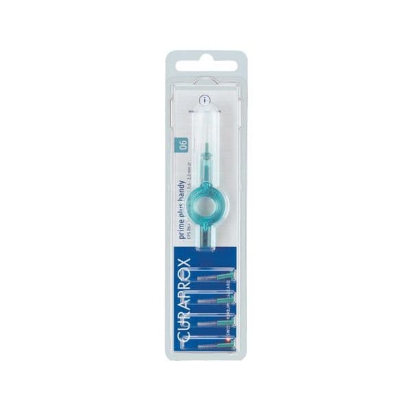 Curaprox Prime Plus Handy 06 1 Cabo Turquesa + 5 Escovilhões