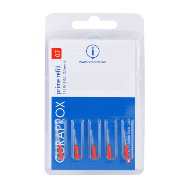 Curaprox Prime Refill Pinceis Interdentais Comem Blister Cps 07 0,6 2,2 mm 8 Ks