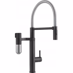 Vital com Misturadora Semi-Pro Cromado / Preto Industrial - FRANKE