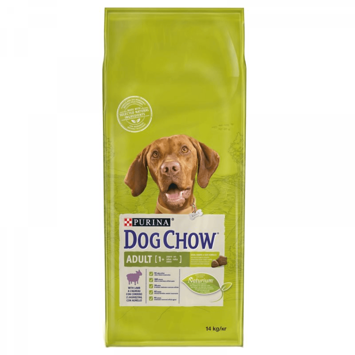Dog Chow Adulto Borrego 14kg Ração para Cão - Campet