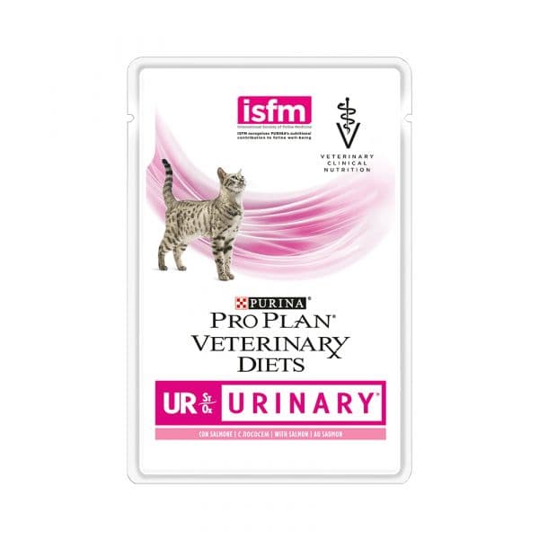 Ração Húmida Purina Pro Plan Vet Diets UR ST/OX Urinary Salmon Cat 10x 85g