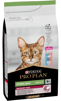 Purina Pro Plan Sterilised Savoury Duo Codfish & Trout 1,5Kg