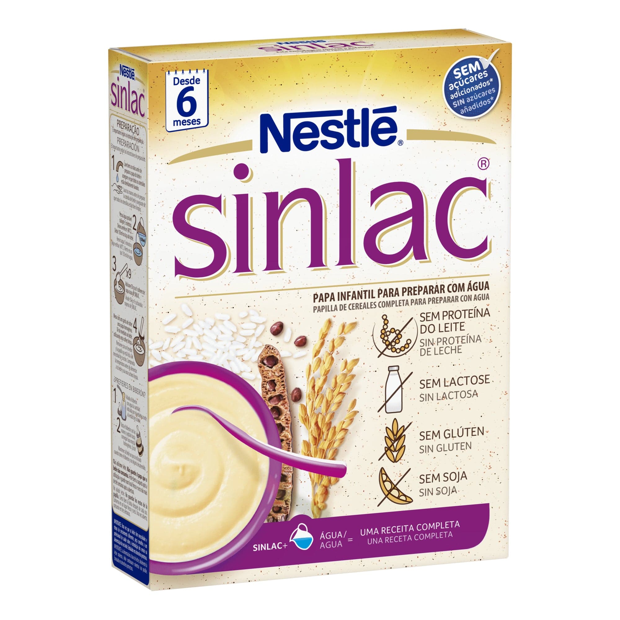 Nestlé Sinlac s/Glúten s/Lactose 250g