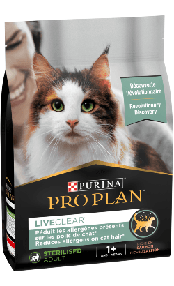 Purina Pro Plan LiveClear Sterilised Adult Salmão 1,4 kg