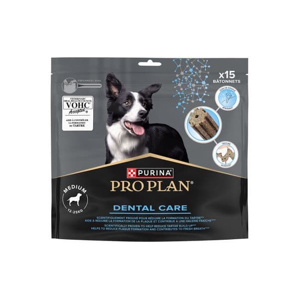 Purina Pro Plan Dental Care Snack Cuidado Dentário Cães Medium 345g