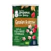 Gerber Organic Grain & Grow Puffs de Cereais com Framboesa 8M+ 35g