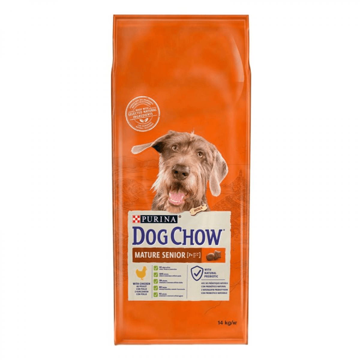 Dog Chow Senior Frango 14kg Ração para Cão - Campet