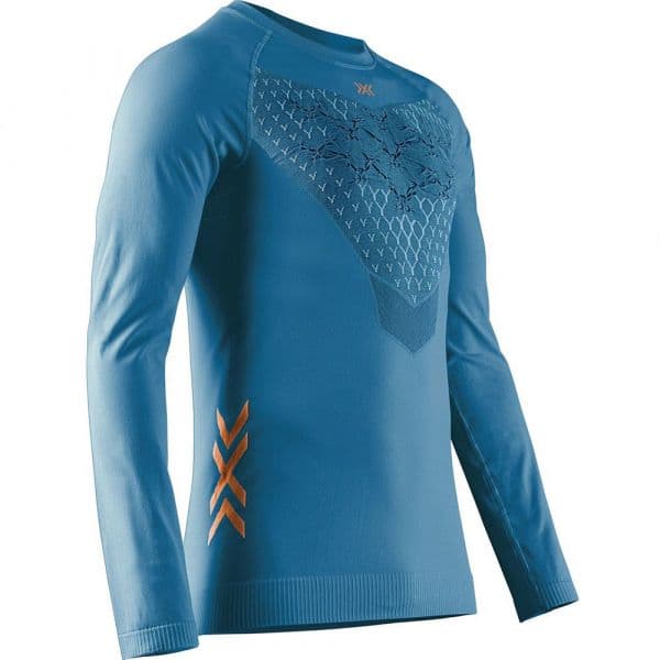 X-bionic Twyce Run Long Sleeve T-shirt Azul M Homem