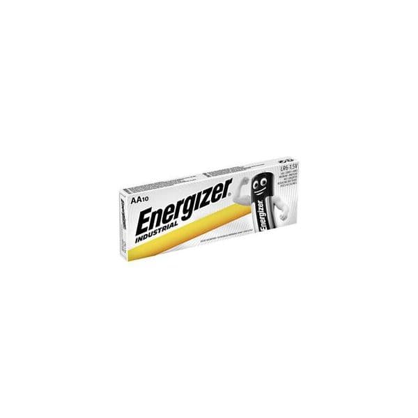 Energizer Pilhas alcalinas Tender Industrial AA / LR06 de 1,5 V, não recarregáveis, embalagem de 10