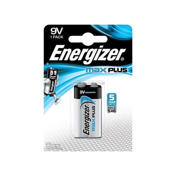 Energizer Pilhas Max Plus 9V6lr61bl 18X80x114