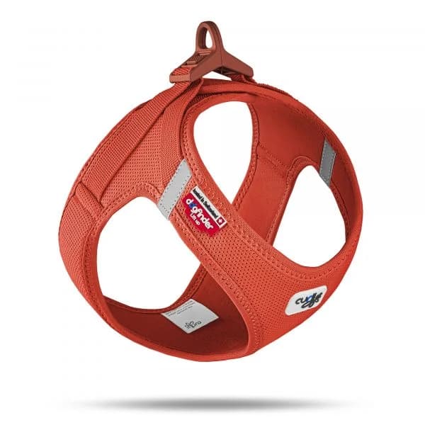 Curli Peitoral Clasp Air Mesh Laranja Cães 3XS Laranja