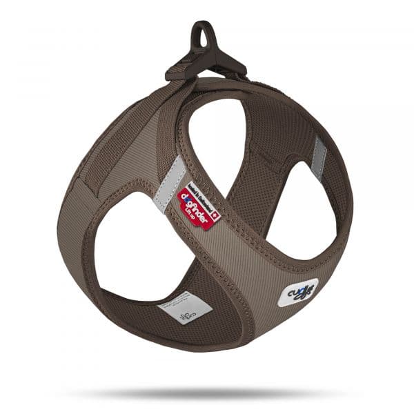 Curli Peitoral Clasp Corduroy Castanho Cães L Castanho