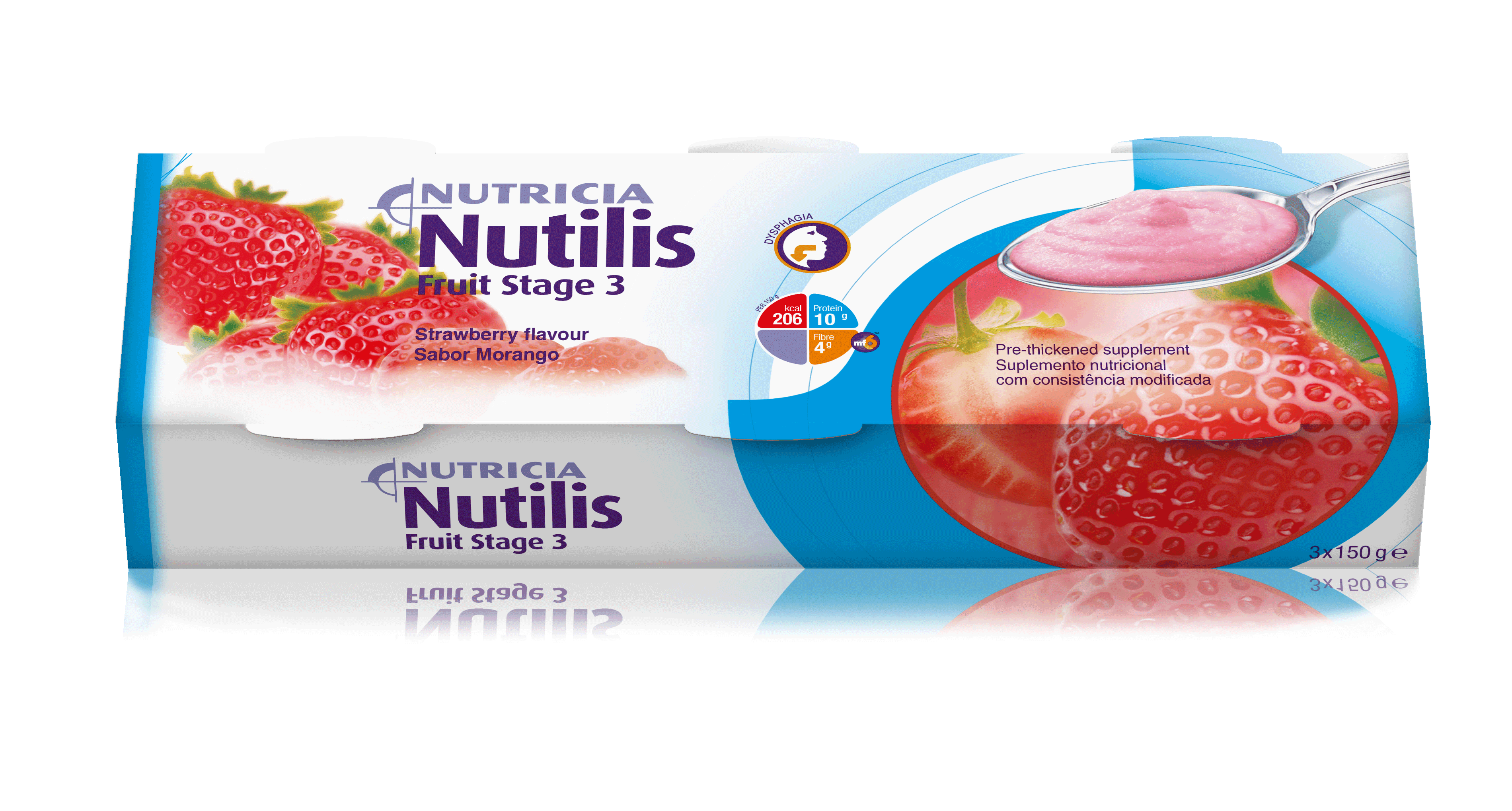 Nutilis Fruit Morango 150g x3