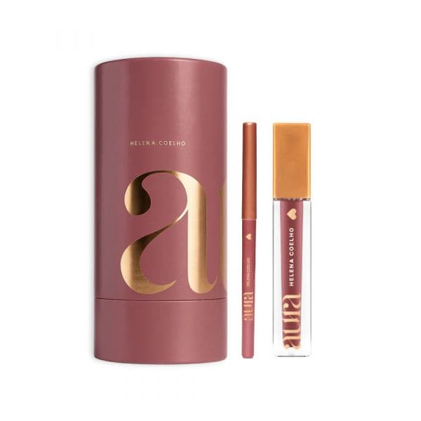 O Boticário Signature Lips Truffle Batom Líquido 4ml + Lápis de lábios Natal Coffret