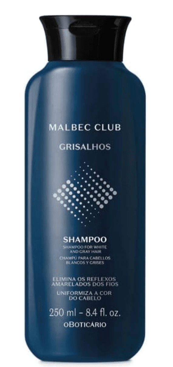 O Boticário Malbec Club Cabelos Grisalhos Shampoo 250ml