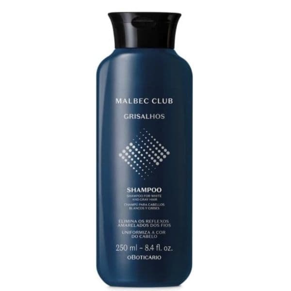 O Boticário Malbec Club Cabelos Grisalhos Shampoo 250ml