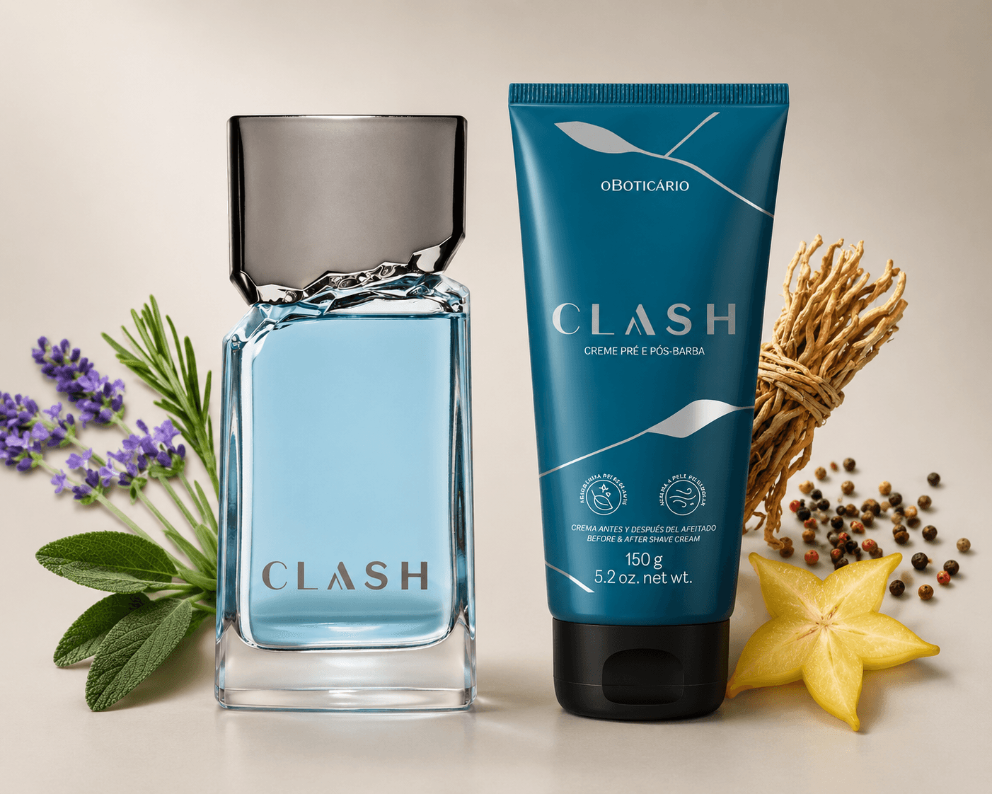 O Boticário Kit de Natal Clash Barba Coffret