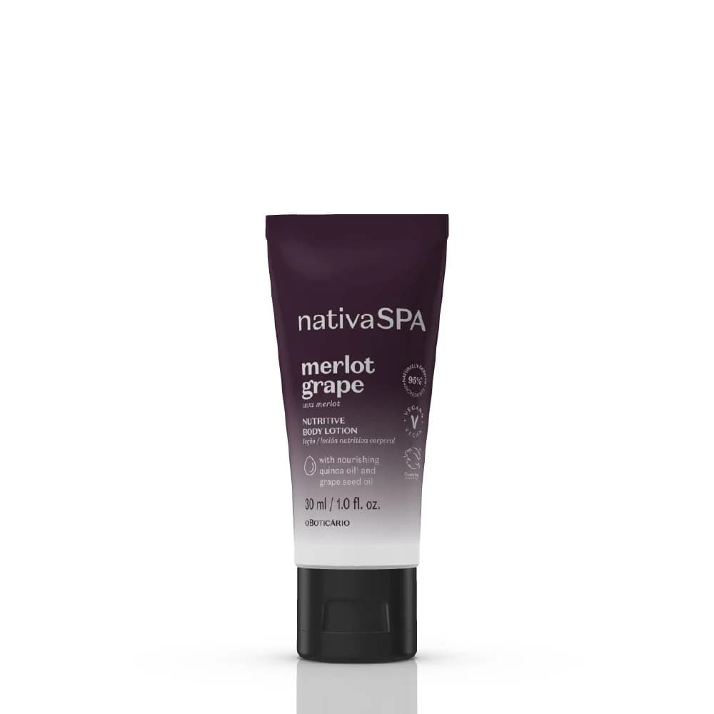 Loção Hidratante Nativa Spa Uva Merlot, 30ml