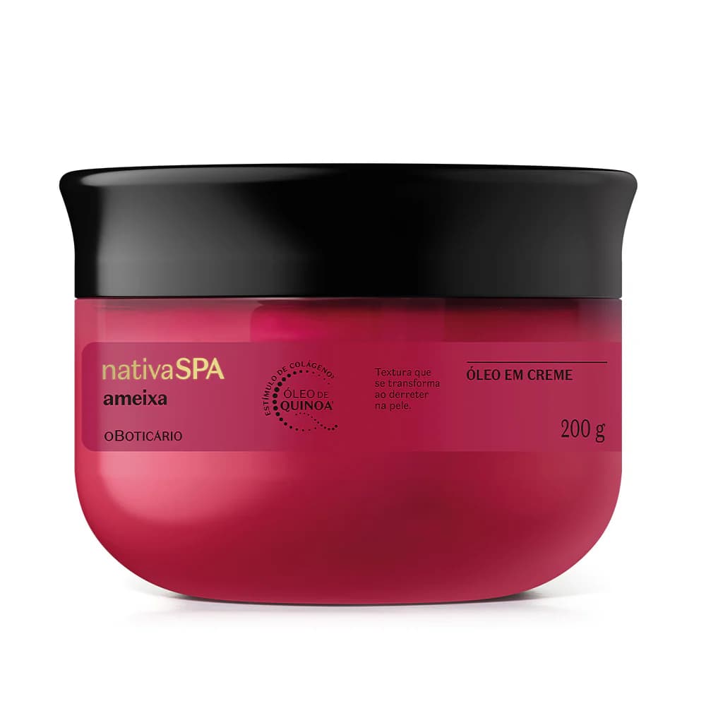 Óleo em Creme Corporal Nativa Spa Ameixa 200g