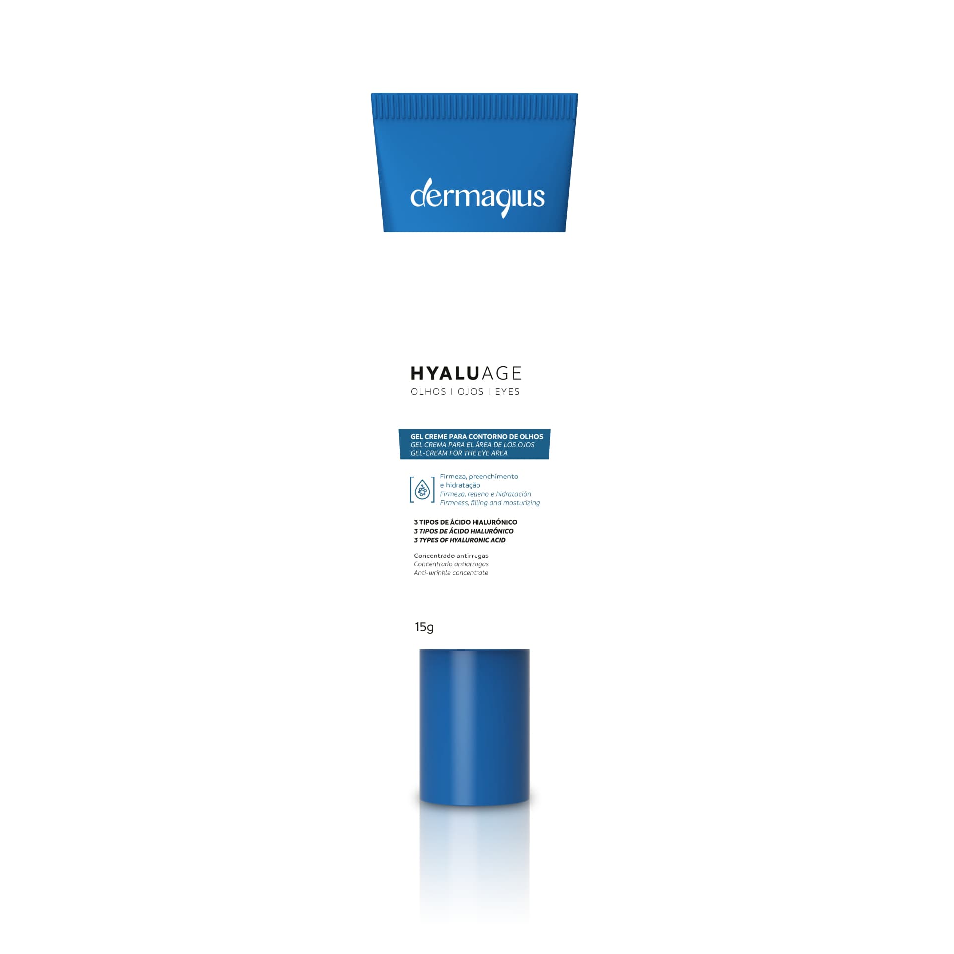 Dermagius - Hyaluage Gel-Creme Olhos Rugas 15gr
