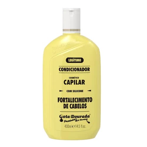 Gota Dourada Condicionador Fortalecimento Mel, Nozes e Aloé Vera 430ml