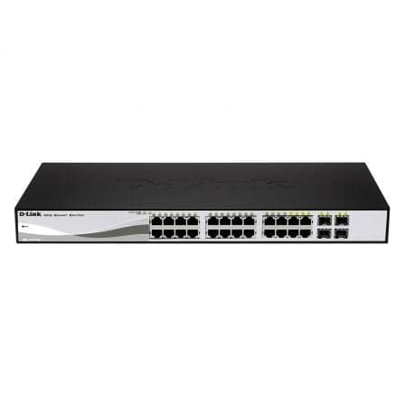 24-PORT 101001000MBPS GIGABIT SMART SWITCH + 4 PORT SFP - PREÇO V