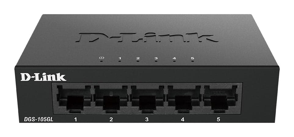Switch D-Link DGS‑105 5-Port Gigabit Unmanaged Desktop - MEGAONLINE