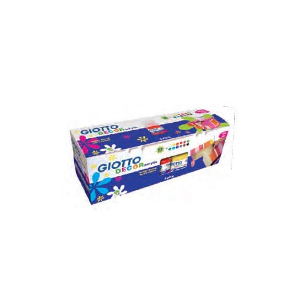 Giotto Guache Liquido Decor Acrílico 25ml Multicor 6 Un.