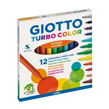 Giotto Marcadores Turbo Color 12 un. - 130416000