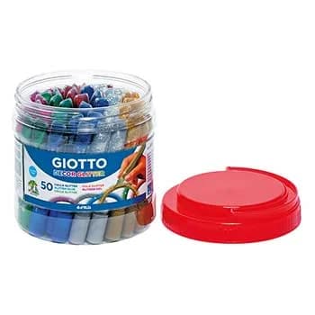 Giotto Marcadores Glitter Glue Sortido 50 un.