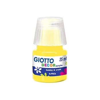 Giotto Guache Líquido Decor Acrilico 25ml Amarelo