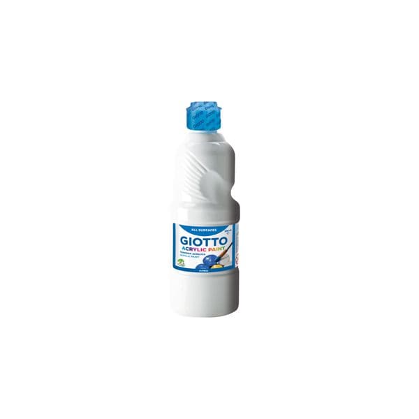 Giotto Guache Liquido Acrilico 500ml Branco