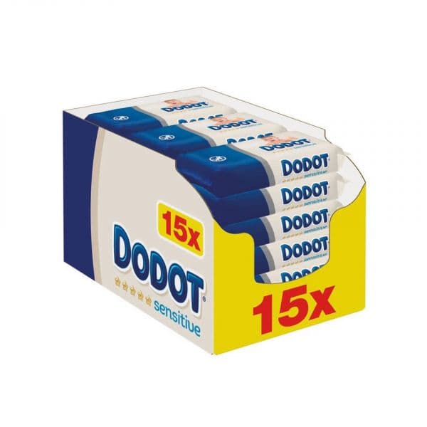 Dodot Toalhitas Sensitive 15 x 54 un