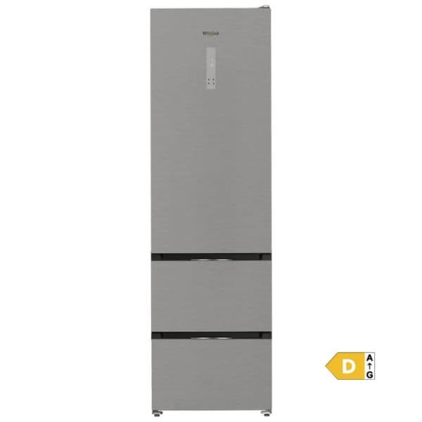Frigorífico Combinado Whirlpool WHKF6352X5E 351L Inox Classe D