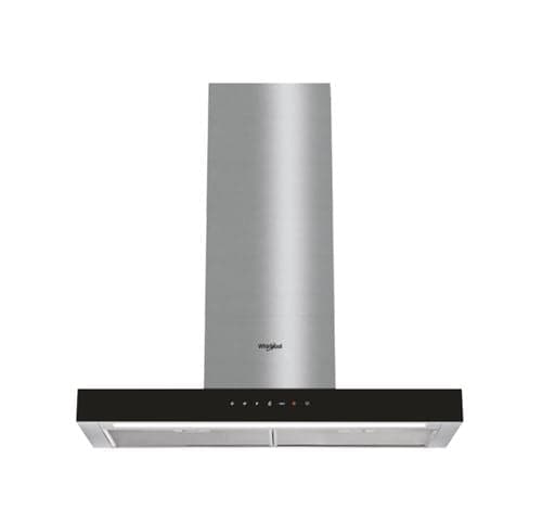 Exaustor de Parede Whirlpool WHBS 62F LT K | 58,9x45,5 cm | 750 m³/h | A | Aço inoxidável