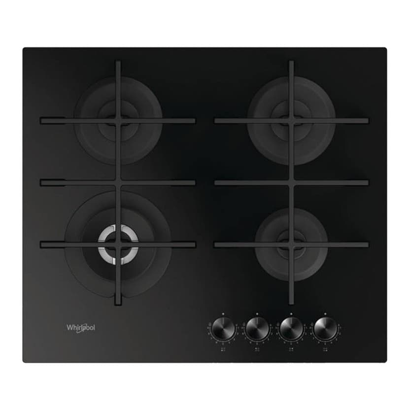 Whirlpool GOWL 628/NB Preto Encastre 59 cm Gás 4 zona(s)