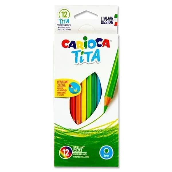 Carioca Lápis de Cor Tita 12 un.