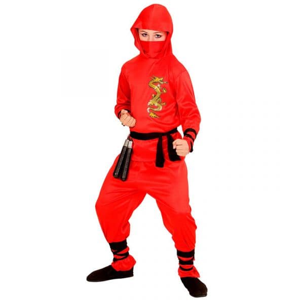 Widmann Disfarce Ninja Vermelho 2-3 Anos