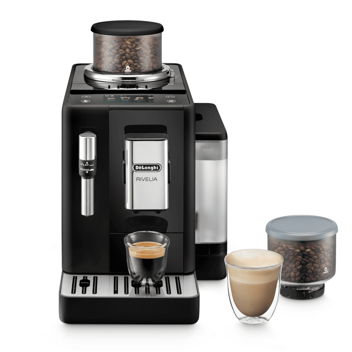 Máquina de Café Delonghi Automática Rivelia EXAM440.35.B Preta