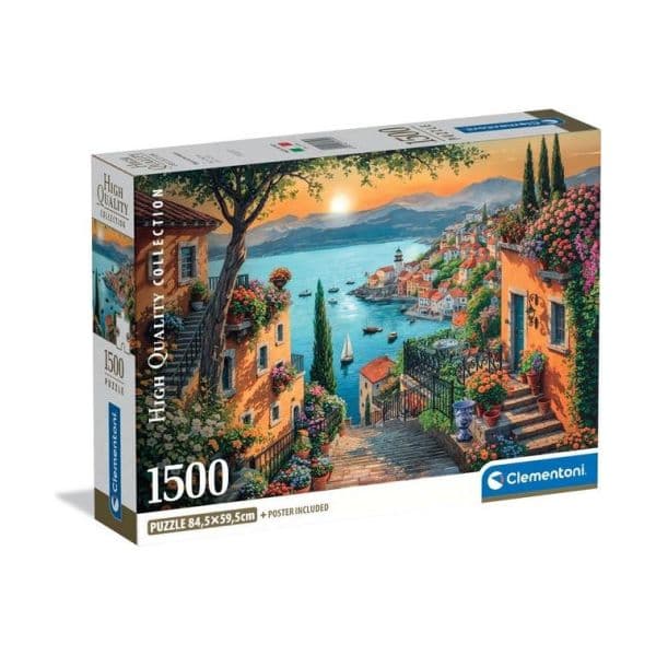 Clementoni Puzzle 1500 Peças Passos compactos para o Porto