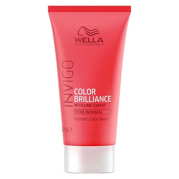 Wella Professionals Invigo Color Brillance Máscara de Limão Caviar para Cabelos Finos e Normais 30ml