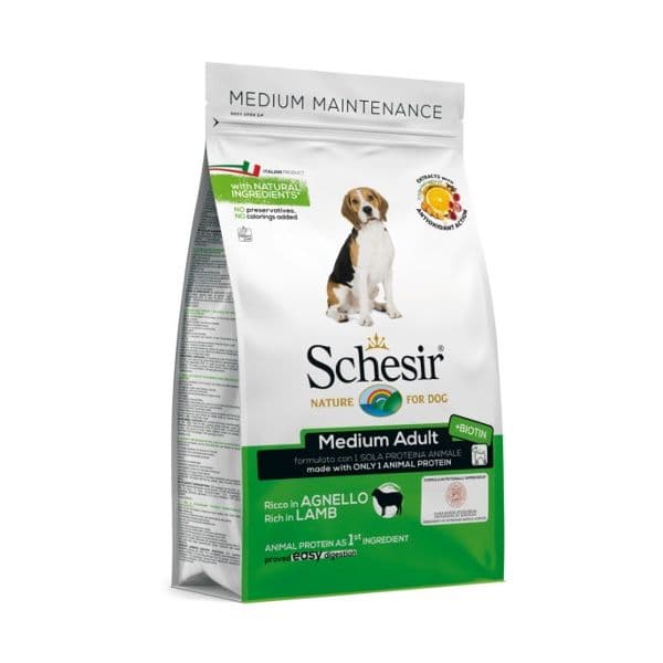 Schesir Nature Medium Adult Lamb 12Kg