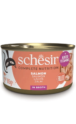 Ração Húmida Schesir Nature Salmon Wet Cat 85g