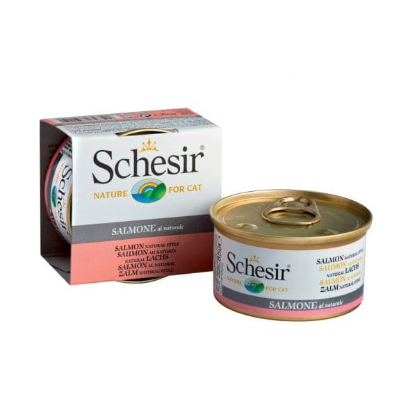 Ração Húmida Schesir Nature Salmon Wet Cat 85g