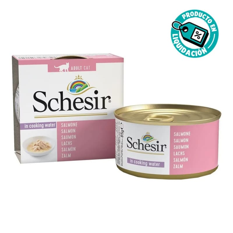 Schesir Lata Gato de Salmón al Natural 85 gr