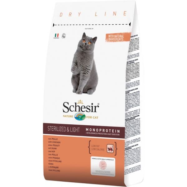 Schesir Nature Sterilized & Light Chicken 1,5Kg