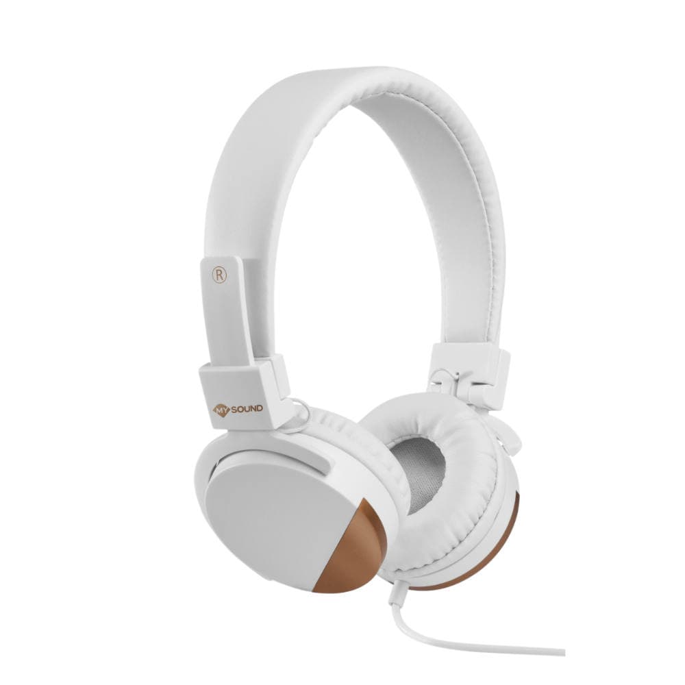 Auscultadores Ficha 3,5 Branco – SPEAK METAL