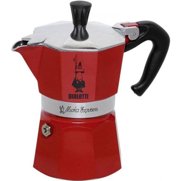 Bialetti Cafeteira Moka Rossa 200ml (vermelho) - 0004942