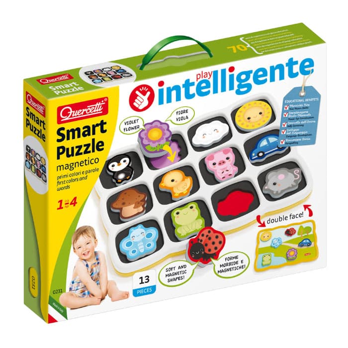 Quercetti Puzzle Magnético Colorido - QCT00231