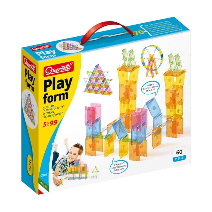 Quercetti Jogo Construção Playform 60 Peças - QCT00340
